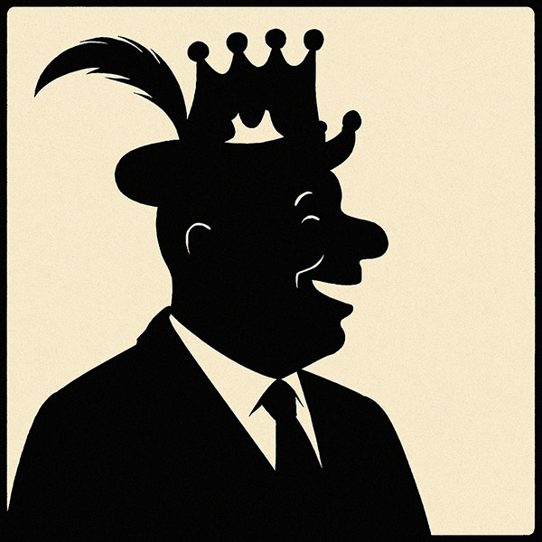 schattenbild koenig