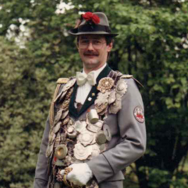 Schützenkönig 1990 Dick de Haan
